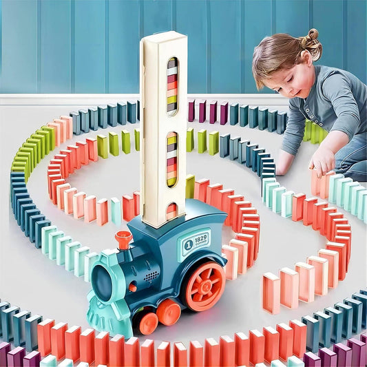 Educational Domino Train Set for Kids – Safe, Fun & Interactive