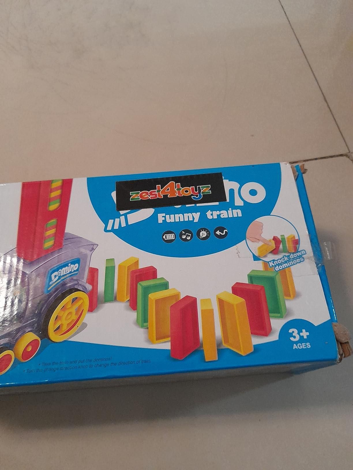 Educational Domino Train Set for Kids – Safe, Fun & Interactive