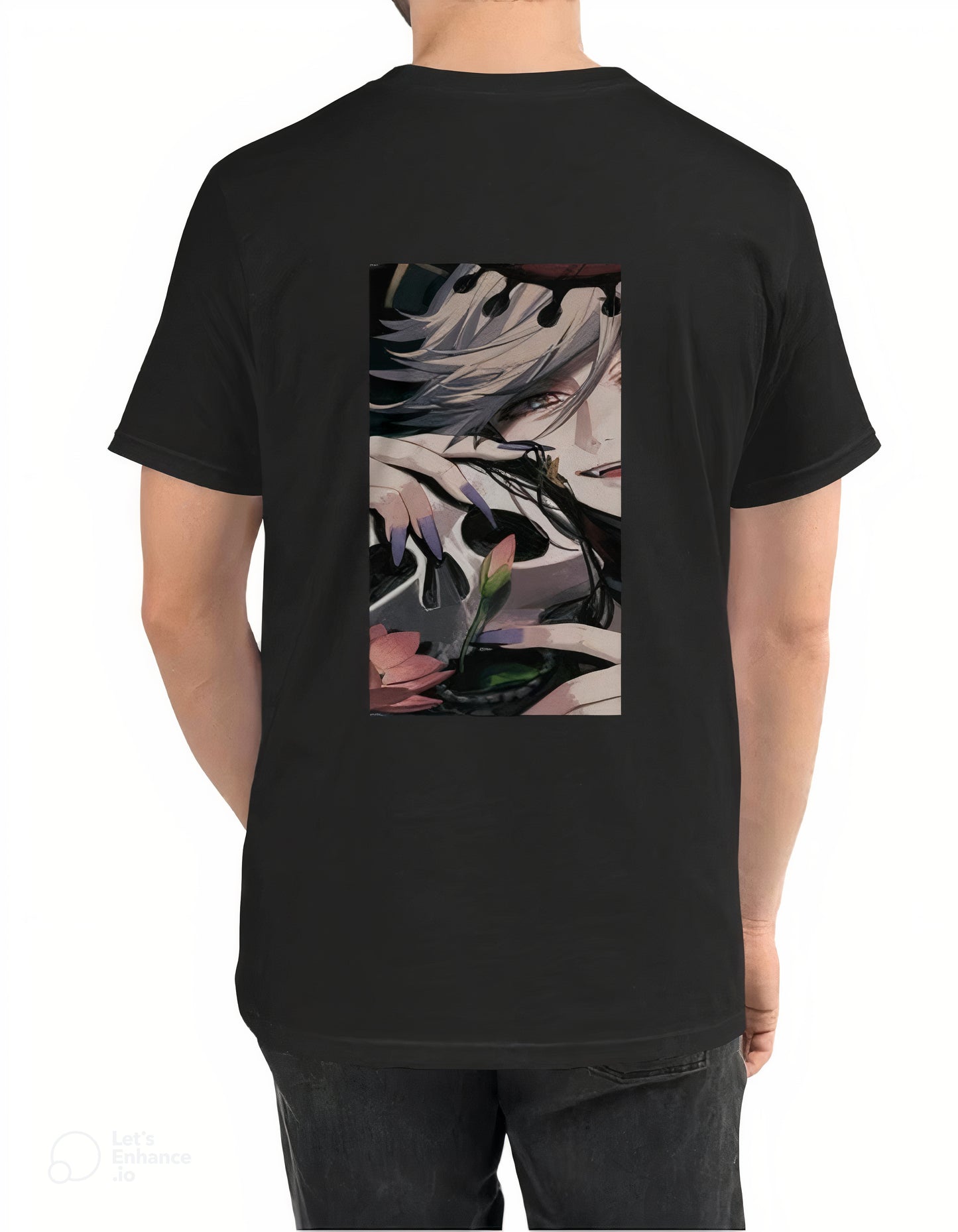 Doma Back-Printed Black T-Shirt