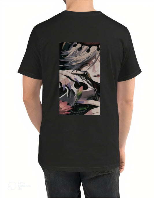 Doma Back-Printed Black T-Shirt